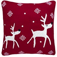 Scanquilt Knitted Pillowcase Design Two Reindeer - Pillowcase