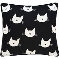 Scanquilt pletený povlak na polštář Design kočičky - Pillowcase