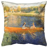 Scanquilt decorative pillowcase Art Velvet renoir-boats - Pillowcase