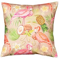 Scanquilt decorative pillowcase Flora flamingos - Pillowcase