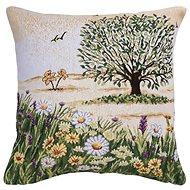 Scanquilt decorative pillowcase Motif meadow, tree - Pillowcase