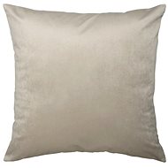 Scanquilt decorative pillowcase Velvet grey-beige - Pillowcase
