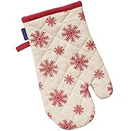 SCANquilt Gloves decor flakes beige-red - Oven Mitt