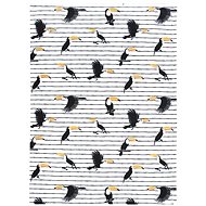 Scanquilt dish towel decorated with toucans - Kitchen Towel