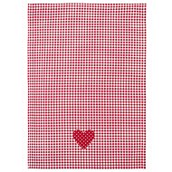 Scanquilt red dish towel decor pepito and heart - Kitchen Towel