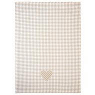 Scanquilt beige dish towel decor pepito and heart - Kitchen Towel