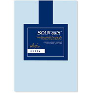 SCANquilt Jersey Elastic Lycra sheet light blue 120 × 200 cm - Bedsheet