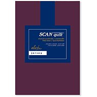 SCANquilt Sheet Jersey Elastic Lycra Aubergine - Bedsheet