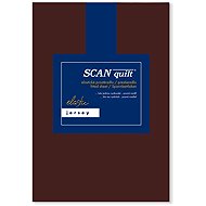 SCANquilt Jersey Elastic Lycra Sheet Dark Brown - Bedsheet
