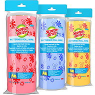 Scotch-Brite™ Multi-Purpose Cloth on a Roll with Print, Washable, 3pcs - Kitchen Towel