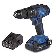 SCHEPPACH Vrtací šroubovák AKU s příklepem 20V IXES, nabíječka BC-CD60-X-SET S (1x2 Ah) - Drill Driver