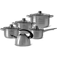 EDENBERG Pot set with whistling kettle EB-5501, 9-piece - Kitchenware Set