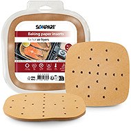 ScanPart Perforovaný Papír do horkovždušných fritéz 16 × 16 cm 100 ks - Baking Paper