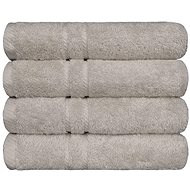 SCANquilt towel COTTONA grey-beige 100 × 50 cm - Towel