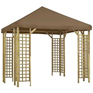 Gazebo 3 x 3 m taupe - Garden Gazebo