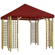 Gazebo 3 x 3 m burgundy - Garden Gazebo