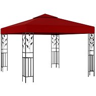 Gazebo 3 x 3 m burgundy - Garden Gazebo