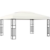 Gazebo 3 x 4 m cream textile - Garden Gazebo