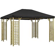 Gazebo 4 x 3 m anthracite - Garden Gazebo