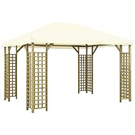 Gazebo 4 x 3 m cream - Garden Gazebo