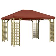 Arbor 4 x 3 m terracotta - Garden Gazebo