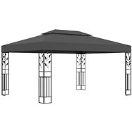 Gazebo with double roof 3 x 4 m anthracite - Garden Gazebo