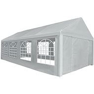Party tent PE 4 x 8 m gray - Garden Gazebo