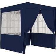 Professional party tent with sides 2.5 x 2.5 m blue 90 g / m2 - Garden Gazebo
