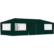 Professional party tent with sides 4 x 9 m green 90 g / m2 - Garden Gazebo