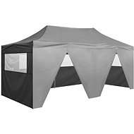 Professional folding party tent 4 sides 3x6 m steel anthracite - Garden Gazebo