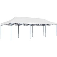 Folding scissor party tent 3 x 9 m white - Garden Gazebo