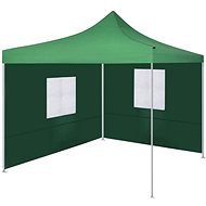 Folding tent with 2 walls 3 x 3 m green - Garden Gazebo