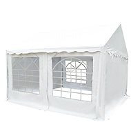 Garden gazebo PVC 3 x 4 m white - Garden Gazebo