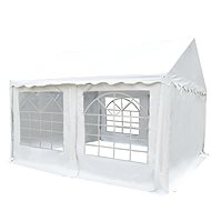 Garden gazebo PVC 4 x 4 m white - Garden Gazebo