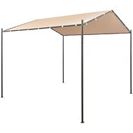 Garden arbor, 3x3 m, steel, beige - Garden Gazebo