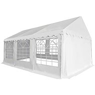 Garden arbor, PVC, 4x6 m, white - Garden Gazebo
