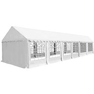 Garden Pavilion, PVC, 6x12m, White - Garden Gazebo