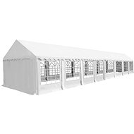 Garden Pavilion, PVC, 6x16m, White - Garden Gazebo