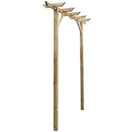 Garden Pergola 200 x 40 x 205cm Wood - Pergola