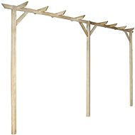Garden Pergola 400 x 40 x 205cm Wood - Pergola