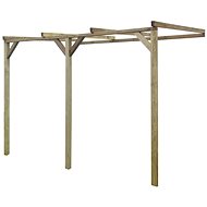 Garden Pergola on the Wall 2 x 3 x 2.2cm Wood - Pergola