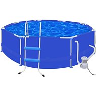 Round Pool 300cm with Ladder and Filter Pump 300gal/h - Pool