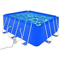 Swimming Pool with Pump 400 x 207 x 122cm - Pool