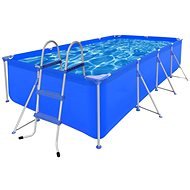 Bazén s žebříkem 394 x 207 x 80 cm ocelový - Bazén