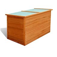Záhradný úložný box 126 × 72 × 72 cm drevený - Záhradný úložný box