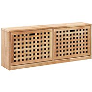 Shoe bench 94 × 20 × 38 cm solid walnut wood - Shoe Rack