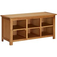 Botník 90 × 37 × 45 cm masivní dubové dřevo - Botník