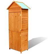 Garden Storage Cabinet Brown 79 x 49 x 190cm - Garden Storage Cabinet