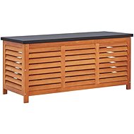 Garden Storage Box 117 x 50 x 55cm Solid Eucalyptus Wood - Garden Bbox