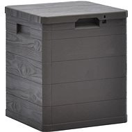SHUMEE Záhradný úložný box, hnedý 50 × 44 × 42,5 cm - Záhradný úložný box